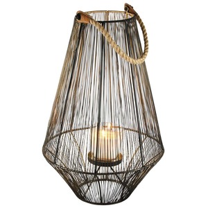 Linterna de Hierro de Calidad Confiable con Asa de Cuerda para Decoración Artística y Regalo, Precio de Venta para Exportación - Product Image 6
