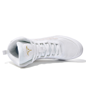 Chaussures de boxe et de lutte professionnelles en cuir respirant pour hommes et femmes, vente en gros - Product Image 5