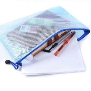Grands sacs à fermeture éclair en maille B4 pour organiser les jeux de société, les puzzles, les fournitures scolaires, les enseignants, la salle de classe - Product Image 1