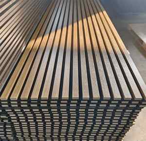 Đơn giản Thiết kế hiện đại đá đen Acoustic tường cách âm MDF trong nhà Pet Panels Veneer kết thúc Studio ứng dụng trực tiếp Trung Quốc nhà máy - Product Image 3