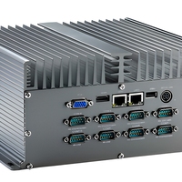 Mini PC industriel sans ventilateur Intel I5-3340M, 2 ports LAN, 10 ports COM, large plage de température, CE RoHS, IPC pour l'automatisation à l'extrémité