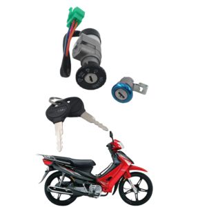 Rekabetçi Toptan Fiyatla Orijinal Fabrika Haojue 110-2 Karbüratörlü Versiyon Motosiklet için Hırsızlık Önleyici Güvenlik Kilidi Seti - Product Image 3