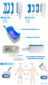 <span class=keywords><strong>Appareil</strong></span> de <span class=keywords><strong>cryolipolyse</strong></span> avec poignée faciale pour le remodelage du cou et du menton, usage professionnel - Product Image 4