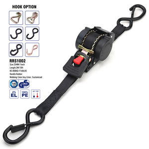 <span class=keywords><strong>Sangle</strong></span> <span class=keywords><strong>d</strong></span>'<span class=keywords><strong>arrimage</strong></span> de 1 pouce avec crochet en S <span class=keywords><strong>Sangle</strong></span> à cliquet rétractable en polyester automatique - Product Image 1