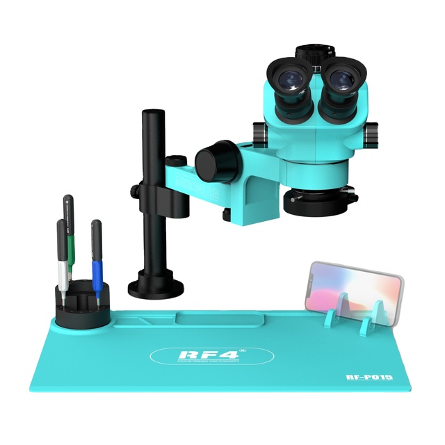 RF4 RF7050PRO-F019 6 Speed Precise Locking Magnification Zoom 360 Rotation Adjustable Swing Arm Universal Stereo Microscope