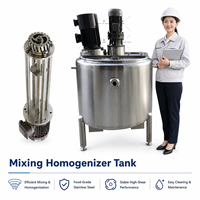 Mélangeur homogénéisateur 60L pour crème anglaise, chocolat et pâte à dessert