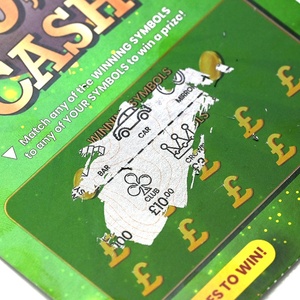 Tùy chỉnh Bingo thẻ trò chơi Cào thẻ giành chiến thắng prank chiến thắng cào Xổ Số vé Cào thẻ trò chơi Xổ Số - Product Image 2