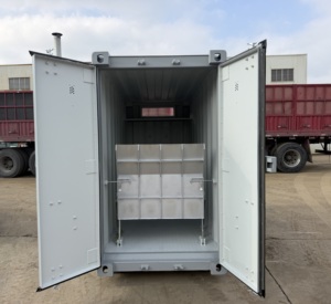 Mini-conteneur de stockage autoportant avec système électrique, garage pour moto, abri extérieur mobile et imperméable pour véhicules à moteur - Product Image 3