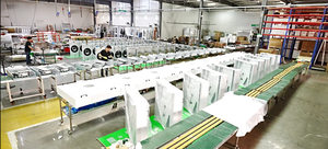 Tùy chỉnh di động Modular phòng sạch kỹ thuật ISO4-9 Class 100 10,000 100,000 ffu bán dẫn thiết bị điện tử phòng sạch - Product Image 4