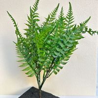 Plante artificielle élégante en dentelle, fausse fougère réaliste, verdure abondante, feuilles vertes pour la décoration de la maison, du bureau, de la chambre et des étagères