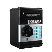 Tirelire électronique automatique avec mot de passe ATM, boîte de rangement pour pièces de monnaie, coffre-fort bancaire ATM, pour dépôt de billets, cadeau
