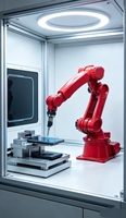 Bras robotisé articulé 6 axes servo-électrique SIASUN IP65, charge utile de 12 kg pour le soudage et l'assemblage avec PLC