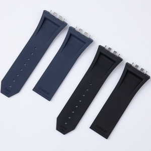 Logo personnalisé Compatible avec Hublotrs 642 Soul BI-G BANG Yubo <span class=keywords><strong>42</strong></span> Big B-<span class=keywords><strong>ang</strong></span> Fluororubber Bracelet de montre à dégagement rapide 29*18*22mm - Product Image 3