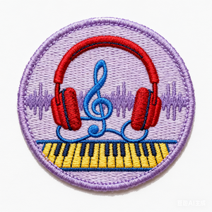 Aangepaste Logo Muziek Band Heat Press Geborduurde <span class=keywords><strong>Patches</strong></span> Voor Hoeden Op Maat Ijzer Op Stof Borduurpatches Voor Kleding - Product Image 2