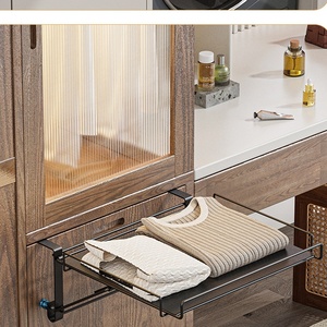 Mueble de Almacenamiento Plegable para <span class=keywords><strong>Encimera</strong></span>, Tablero de <span class=keywords><strong>Cocina</strong></span> Colgante, Estante de Almacenamiento, Mesa <span class=keywords><strong>Auxiliar</strong></span> - Product Image 5