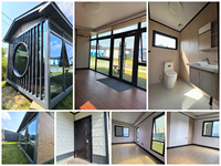 Villa préfabriquée extensible à double aile avec cuisine et salle de bain complètes pour projets de complexes hôteliers à l'étranger