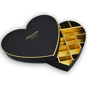 Contenitore di cioccolato personalizzato scatola di cioccolato di lusso 2024 ultimi prodotti eco-friendly scatola di carta cioccolato scatole pacchetto
