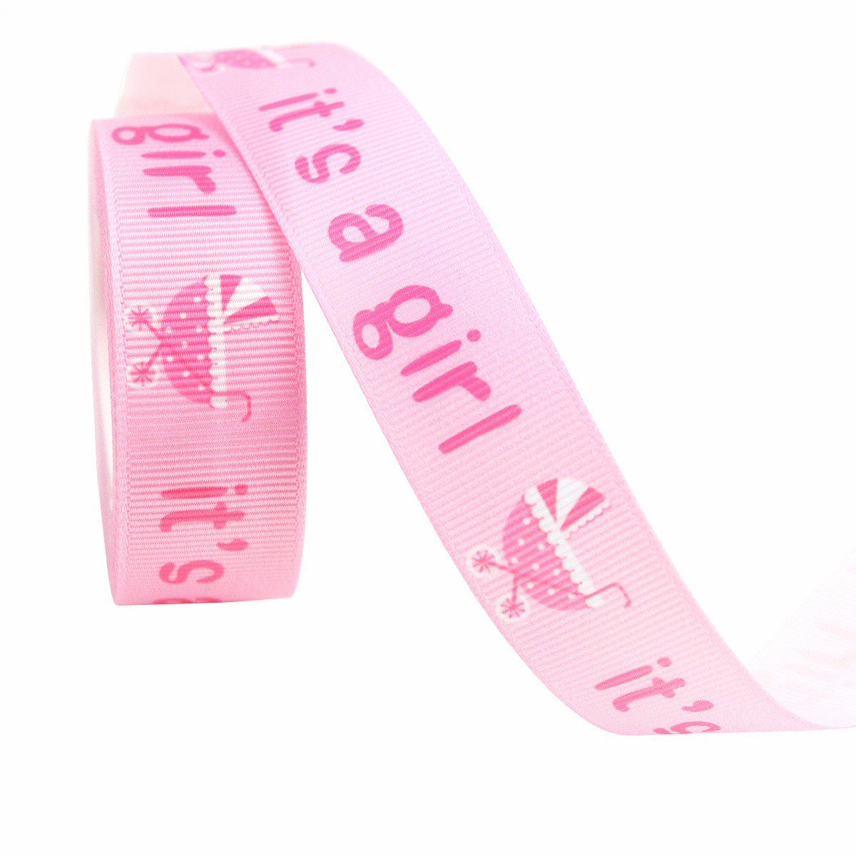 C'est une fille-rose clair-2,2 cm * 10 mètres