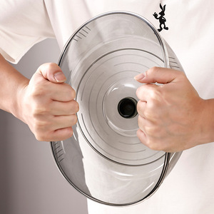 Cloche <span class=keywords><strong>Alimentaire</strong></span> Ronde Empilable Multicouche Anti-Poussière, Couvercle de <span class=keywords><strong>Plat</strong></span> en Plastique Transparent pour Isolation <span class=keywords><strong>Alimentaire</strong></span> - Product Image 5