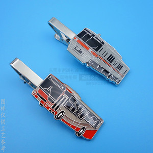 Pince à cravate City Hunter avec logo 3D en métal, design de dessin animé personnalisé, accessoire pour tenue de travail formelle - Product Image 4