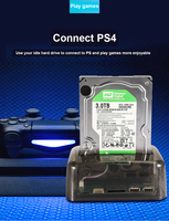 Base de Disco Duro SATA S8 USB 3.0, Carcasa de Plástico para Discos Duros IDE de 2.5\" y 3.5\", Venta Caliente 2025, ROHS FCC CE