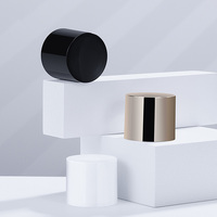Vente en gros 24/410 blanc noir plat/concave bouchon à vis OEM / ODM anti-déversement ABS + PP couvercle bouteille cosmétiques couvercle #2050