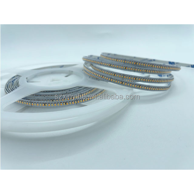 DC24V 3-Wire Dual Color Temperature LED Strip 2700K-6500K, 5mm Width 480LEDs/m High CRI RA90 Flexible Light Strip Self-adhesive