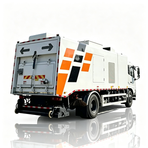 Camion balayeuse aspirateur sec et humide Dongfeng Tianjin pour le nettoyage des poussières sur les chantiers de construction - Product Image 2