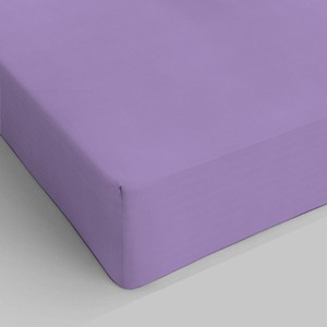 Venta caliente Lila 100% Juego de sábanas de algodón Esenciales de calidad de larga duración con funda de almohada y funda nórdica Ropa de cama esencial - Product Image 3