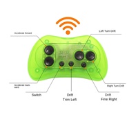 Gecko télécommandé 2,4 G rechargeable à rotation 360° avec yeux LED, en caoutchouc et plastique, pour l'intérieur et l'extérieur – Nouveauté très populaire