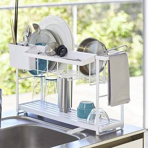 Estante para platos de cocina de acero inoxidable independiente/estante para secar platos de cocina/escurridor de platos - Product Image 6