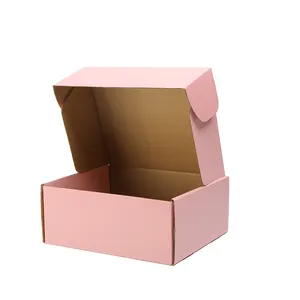 Fancy custom design pink color printing packaging for shoes