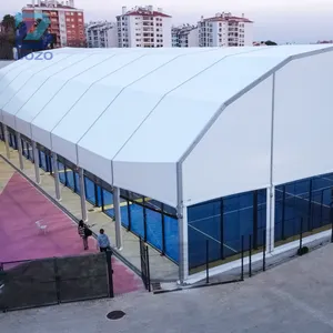 도매 대형 야외 텐트 알루미늄 구조 테니스 코트 천막 스포츠 맞춤형 다각형 탑 텐트