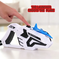 Ensemble de jeu de tir EPT 2 en 1, pistolet à catapulte avec 4 avions et 4 voitures, jouet de tir pour enfants