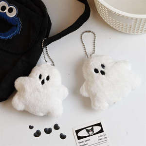 Cute Puppy Keychain Fashion Dog <b>Keyring</b> Pendant Creative Faux Mink Fur Couple Car Keyholder Bag Jewelry <b>Charm</b> Accessories - Product Image 1