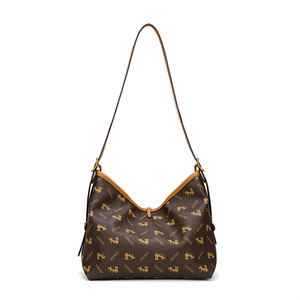 Sac à bandoulière imprimé fleur vintage pour femmes sac fourre-tout mode de haute qualité pour l'automne hiver grande capacité - Product Image 3