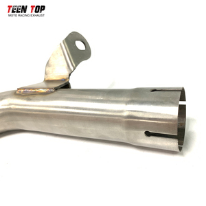 Tubo de escape de acero inoxidable para motocicleta, pieza central, tamaño de stock para <span class=keywords><strong>BMW</strong></span> F750 <span class=keywords><strong>F850</strong></span> <span class=keywords><strong>GS</strong></span> <span class=keywords><strong>Adventure</strong></span> 2018-2021 - Product Image 4