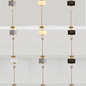 Lampadaire de décoration d'intérieur nouveau design en laiton couleurs lampadaires dorés modernes pour le salon - Product Image 2