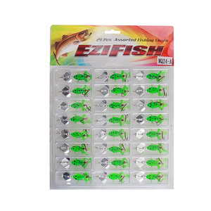 24 piezas 5,5 cm 5g suave Rana pez asesino simulación cebo señuelo de pesca - Product Image 4