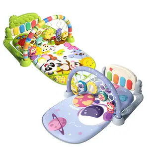Wholesale Musical Piano Play Mat Game Colorful Kick N Play Piano Infant Activity Carpet Gym Baby PlayMat