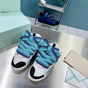 Zapatos Deportivos de Alta Gama para Hombre, Diseño de Lujo, Color Rosa, Gamuza, con Cordones, Estilo High Top, para Correr - Product Image 2