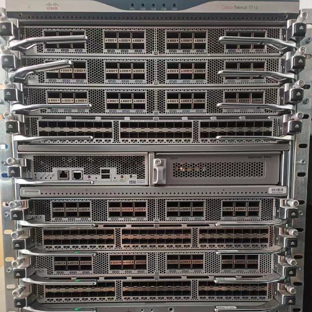 Network Switch For Cisco Nexus 7710 N77-F348XP-23 N77-SUP2E N77-F324FQ-25  Cisco Nexus Switch Modular Switch