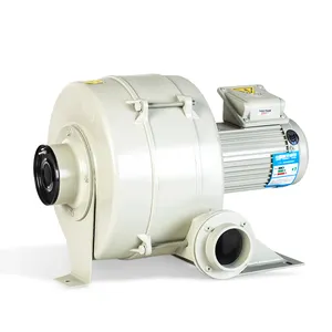 Factory direct 0.5hp low noise three phase 380V HTB75-053 multistage radial air blower turbo fan