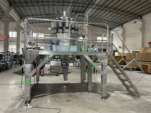 Machine <span class=keywords><strong>d</strong></span>'emballage entièrement automatisée pour usine avec fonction de capsulage et de gaufrage pour feuilles de thé, fruits secs, noix, croustilles, snacks et papier - Product Image 3