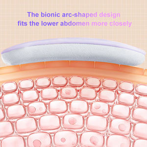 Bantalan pemanas wanita Logo gratis, dapat diisi ulang portabel pijat pinggang perut menstruasi wanita penghilang nyeri bantalan pemanas sabuk pembungkus periode pemijat - Product Image 3