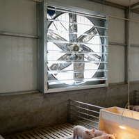 Ventilateur industriel à entraînement direct haute vitesse, ventilateur d'extraction à montage sur fenêtre, ventilateur d'extraction avec boîte
