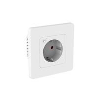 Enchufe de Pared Inteligente WiFi Tuya de Alta Calidad con Monitoreo de Energía de 16A