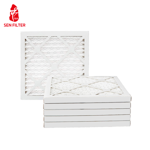 Filtre à air plissé Merv 8 pour système de climatisation HVAC, filtre à air de remplacement pour fournaise, filtre à air d'admission, filtre à air de 20x20x1 25x20x4 - Product Image 2