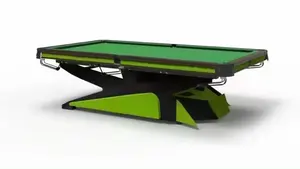 2024 New Designs High-end Modern Style Luxury Snooker Billiard Tables 9ft Size Solid Wood And Slate Pool Table For Sale