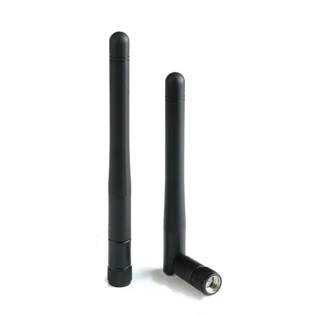 SMA erkek 2.4mm ile 3dBi 2.4GHz 108G WiFi Dual Band kauçuk anten harici